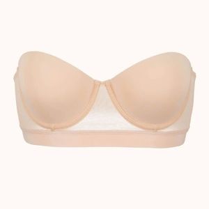 MOVING NWT Lively The Smooth Strapless Bra in Toasted Almond 34C new with box